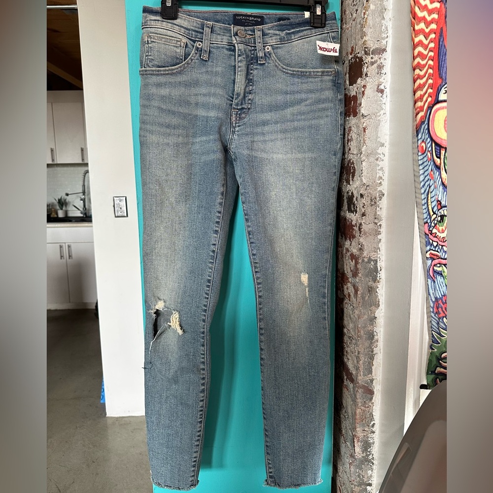 Lucky Brand Mid-Rise Super Skinny Ava Jeans